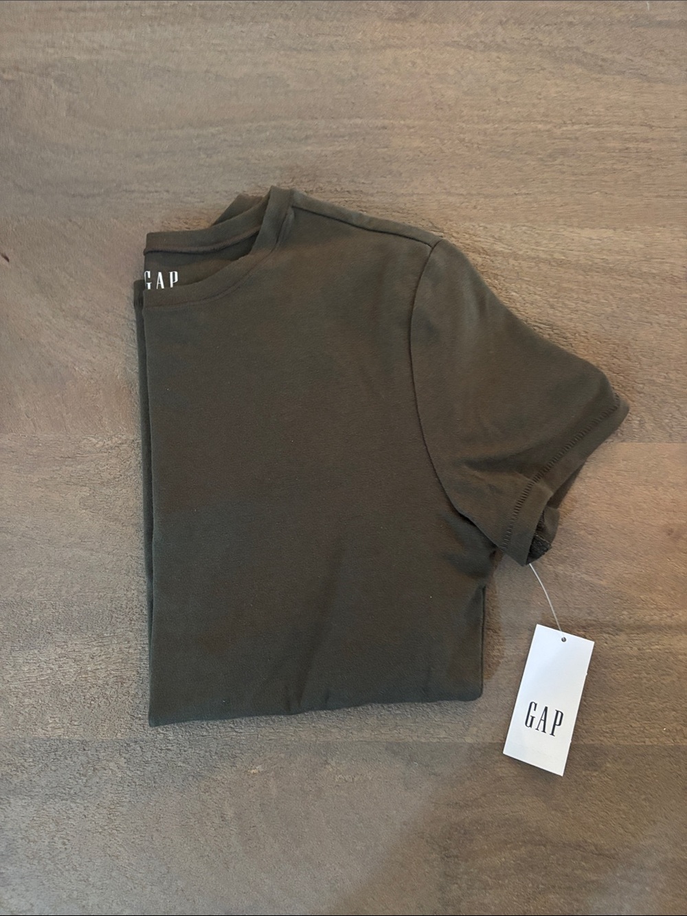 GAP Olive Green Short Sleeve Crew Tee